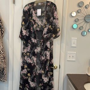 Intimates cover up Large new never worn with tags and front tie
